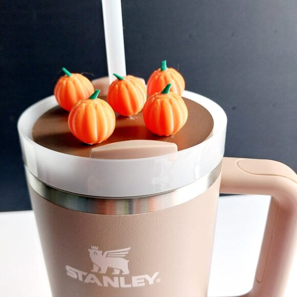 Stanley Tumbler Lid Topper Halloween Pumpkin Patch - Picture 3 of 4